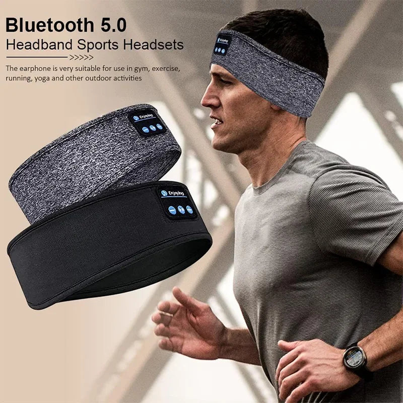 Bluetooth Earphones Sports Side Sleeping Headband Elastic