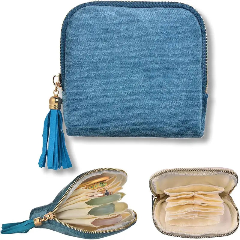 Exquisite Jewelry Storage Bag With Tassel Pendant