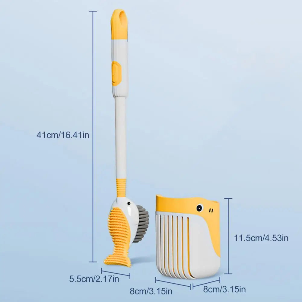 Squirt Whale Toilet Brush 360-Degree Cleaning Brush