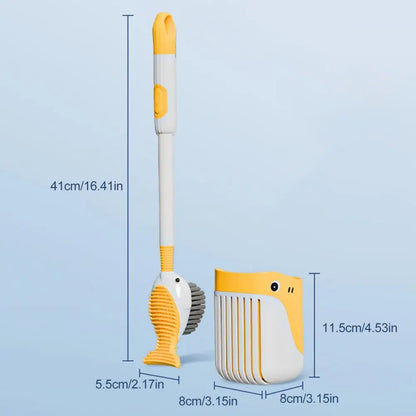 Squirt Whale Toilet Brush 360-Degree Cleaning Brush
