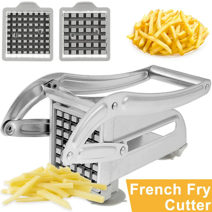 Stainless Steel Manual Potato Cutter French Fries Slicer