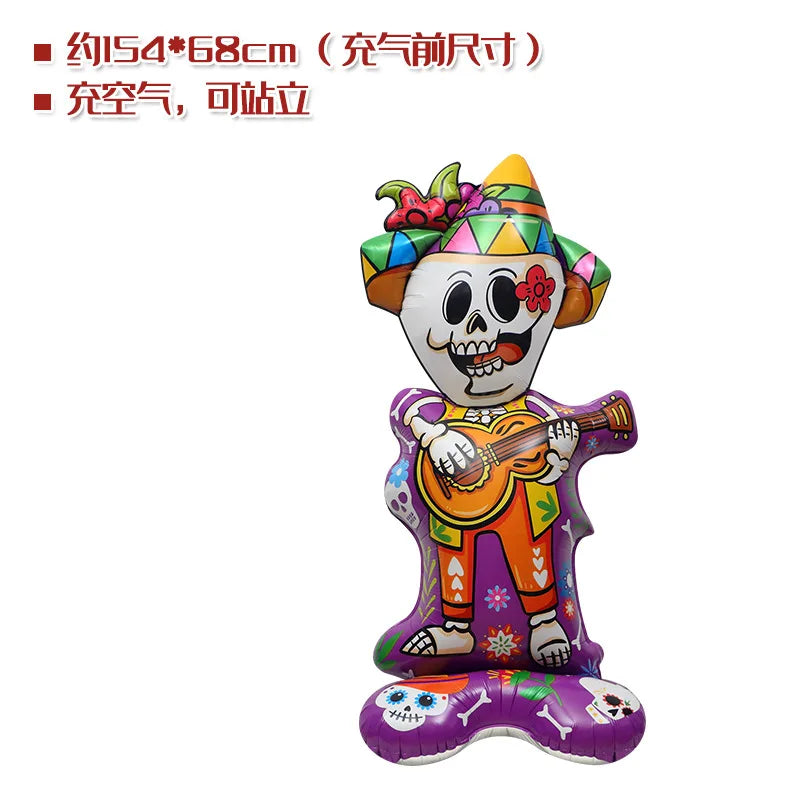 Halloween Inflatable Ghost Tree Balloons Pumpkins Mummy Miko