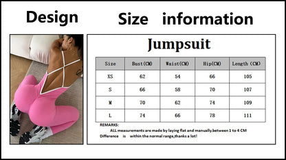Girls Pink Sports Jumpsuit Running One Piece Bodysuit
