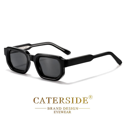 CATERSIDE New Vintage Punk Men Sunglasses Small Frame