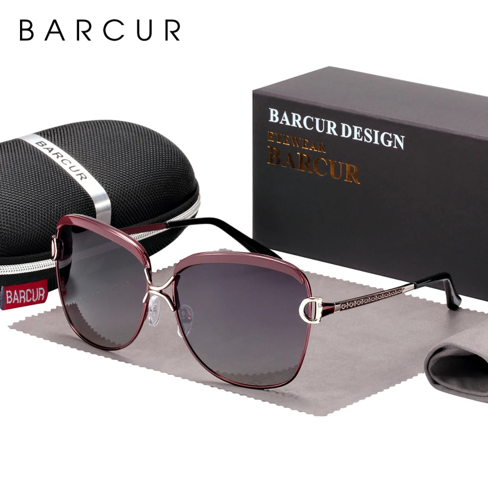 Polarized Ladies Sunglasses Women Gradient Lens