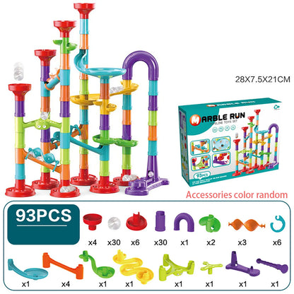 Children'S Diy Montessori Toy Puzzle Track Block Children Toy