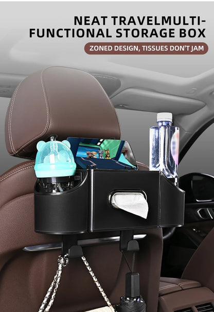 Car Seat Back Storage Box Multi-Functional Vehicle Mounted