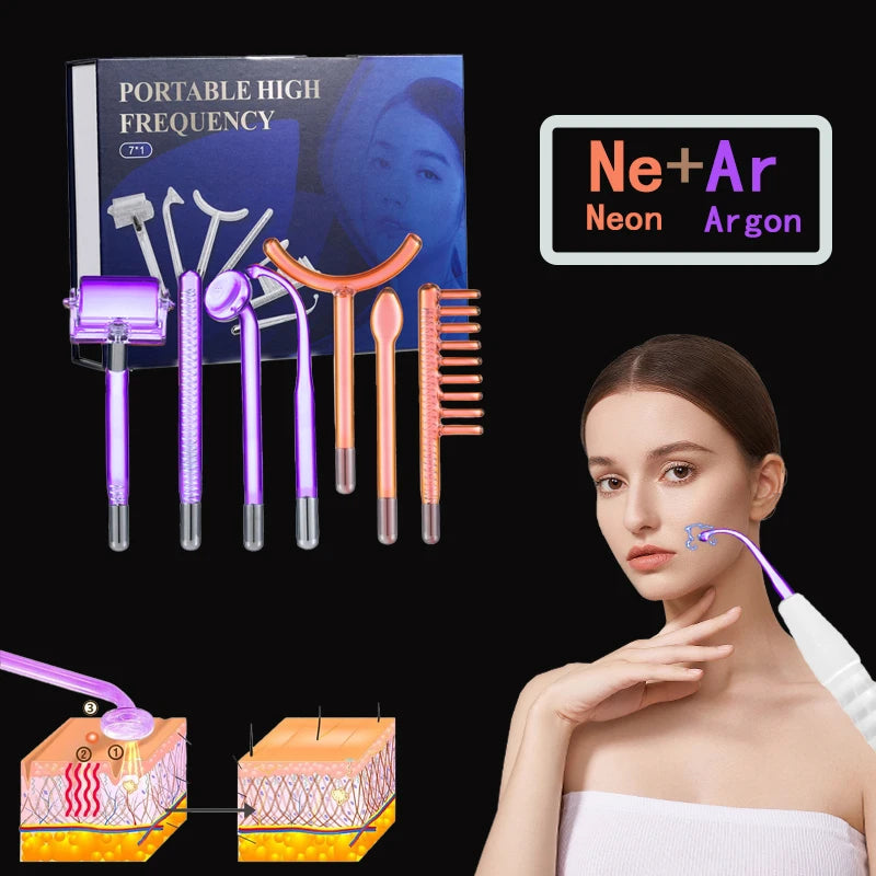 High Frequency Facial Wand For Hair Face Anti Aging