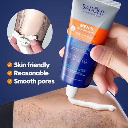 Men's Hair Removal Cream Permanent Epilator Private Area Painless Hair Remover