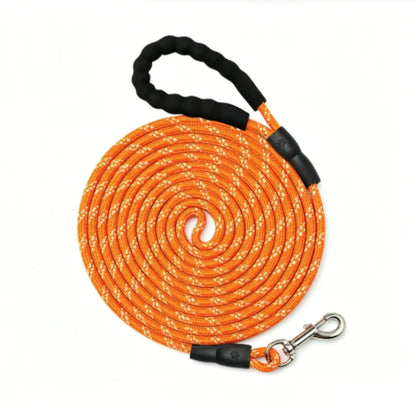 Soft Padded Reflective Long Dog Leash in Multiple Lengths