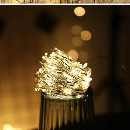 LED Copper Wire water proof Fairy Lights Battery Powered String Lights