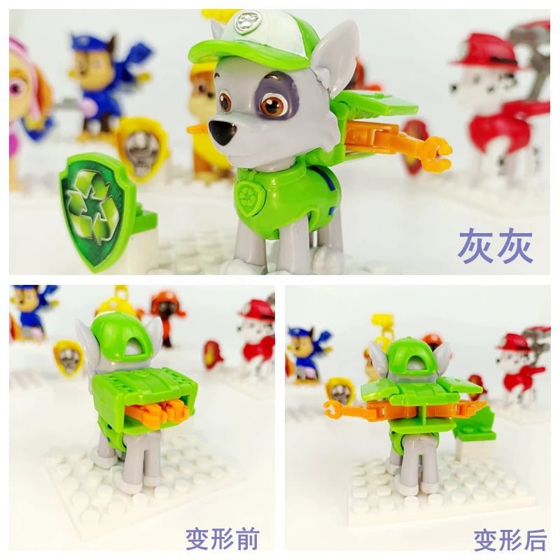 Paw Patrol Action Figure Anime Toy Chase Marshall