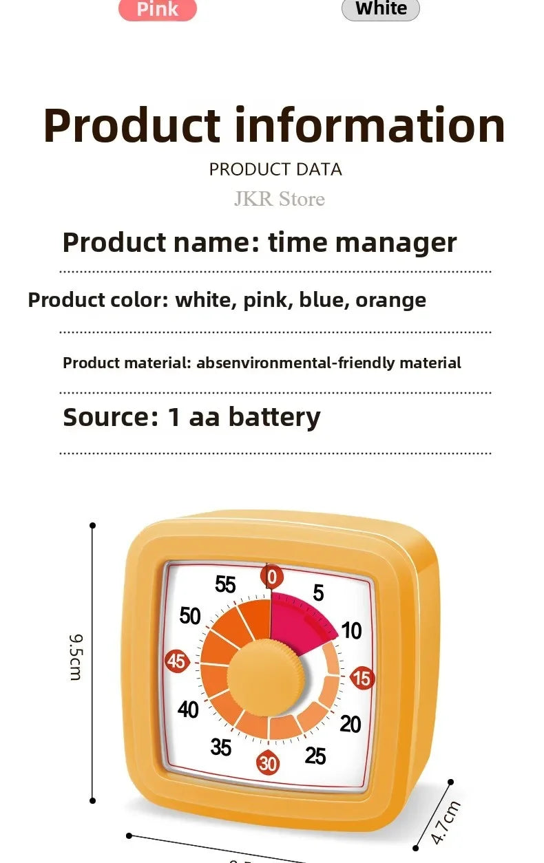 Hot-selling Visual Timer 60 Minutes Countdown Suitable
