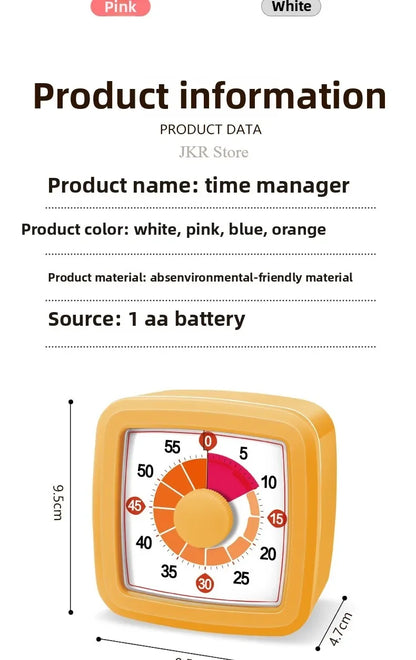 Hot-selling Visual Timer 60 Minutes Countdown Suitable
