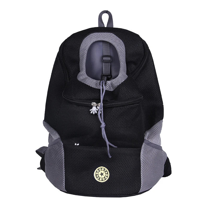 Pet Backpack Carrier for Small Dogs & Cats - Front-Folded
