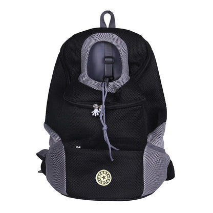 Pet Backpack Carrier for Small Dogs & Cats - Front-Folded