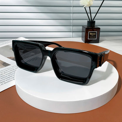 Retro Black Millionaire Shades Luxury Sunglasses