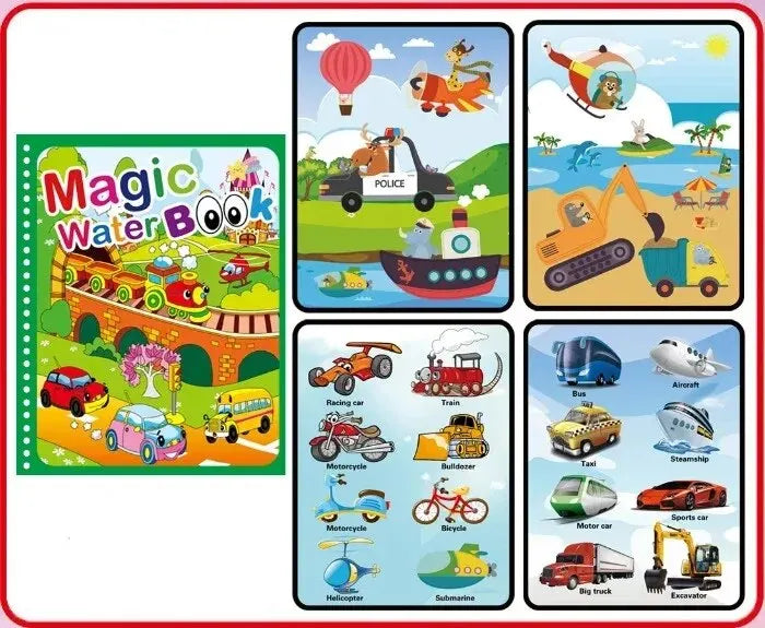 Magical Book Water Drawing Montessori Toys Coloring Book