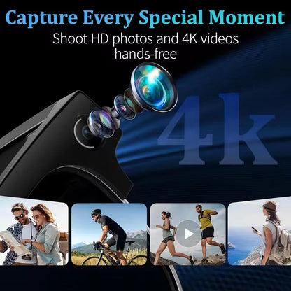 New 800W Pixel 4K HD Camera Smart Glasses AI Translation