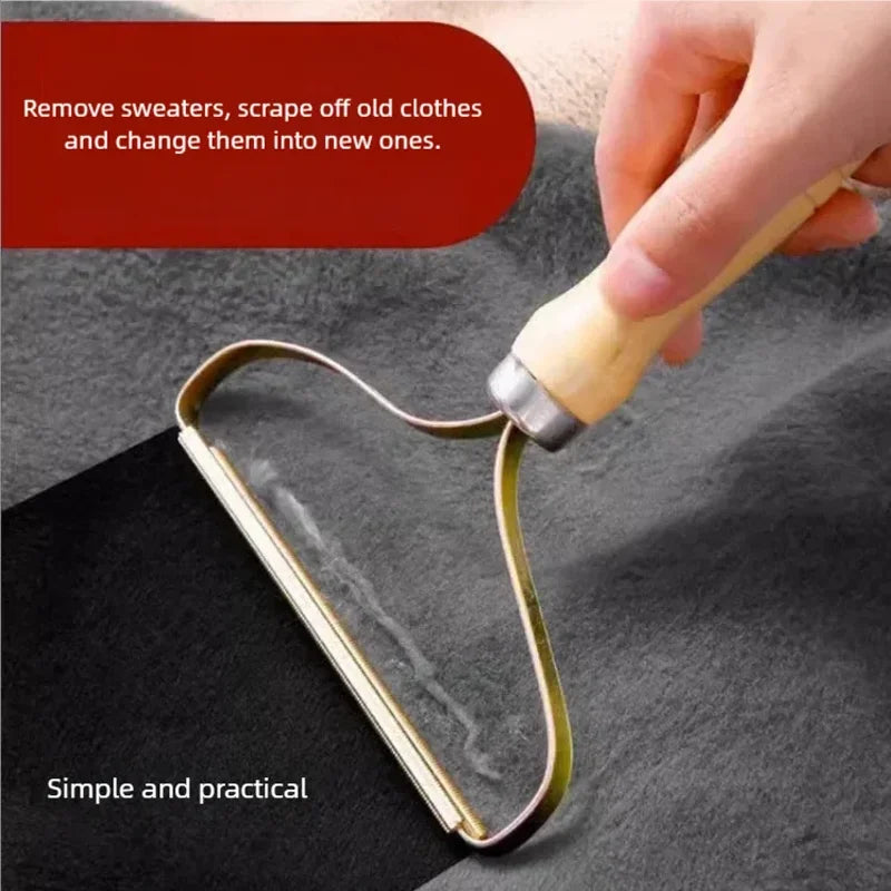 Clothes Friendly Double Sided Lint Remover Manual Fuzz Shaver