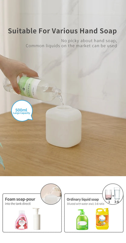 New Wall Mounted Automatic Soap Dispenser Hand Washing
