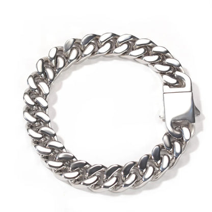 316 Stainless Steel Plated 18k Gold Fashion Hip Hop Bracelet
