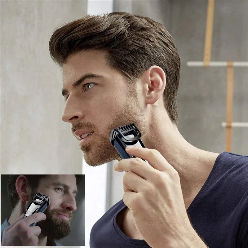 Kemei 0.5-10mm Adjustable Beard Hair Trimmer For Men