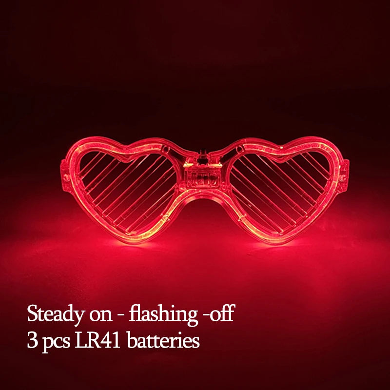 New Acrylic Luminous Glowing Cyberpunk Glasses LED Light