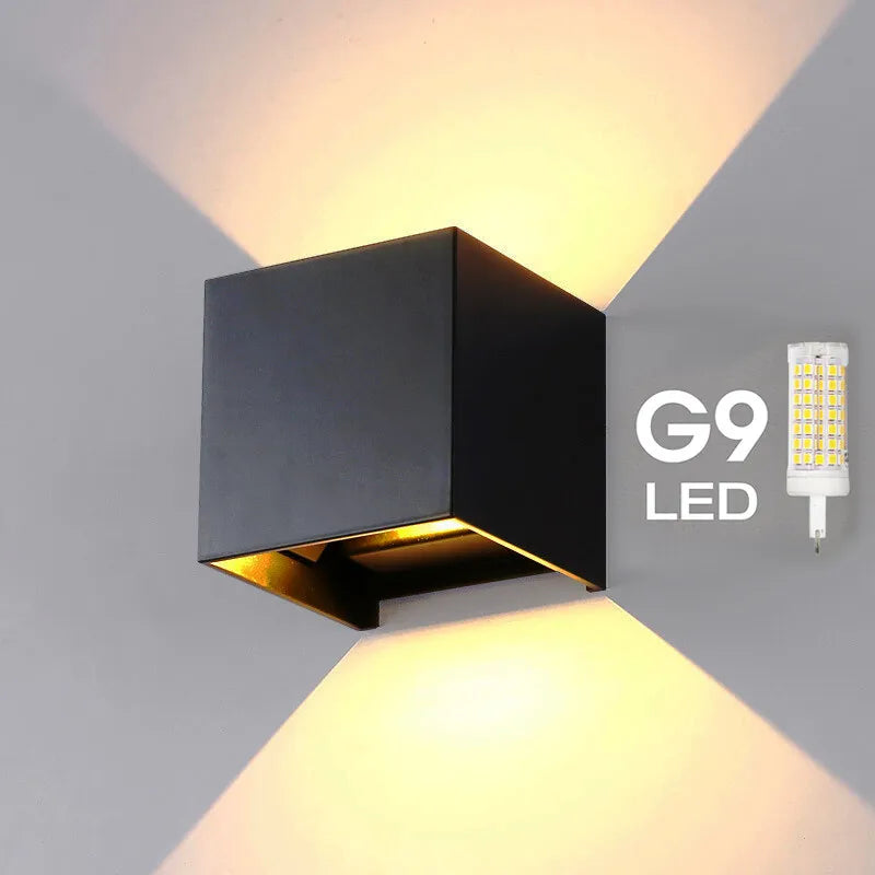Modern LED Wall Lamp Waterproof IP65 Aluminum LED Wall Light