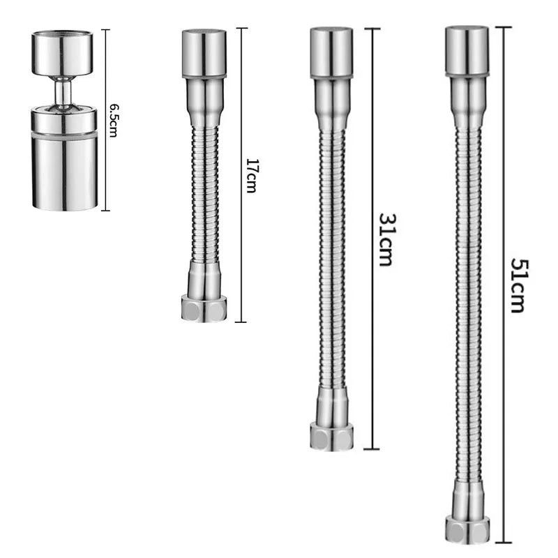 Stainless Steel Universal 1080° Rotation Faucet Sprayer