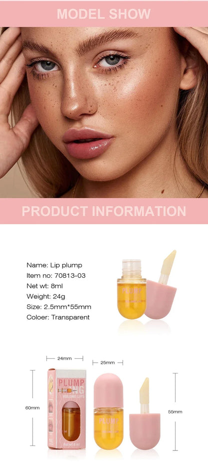 Long Lasting Lip Plumper Oil Instant Volumising Enhancer