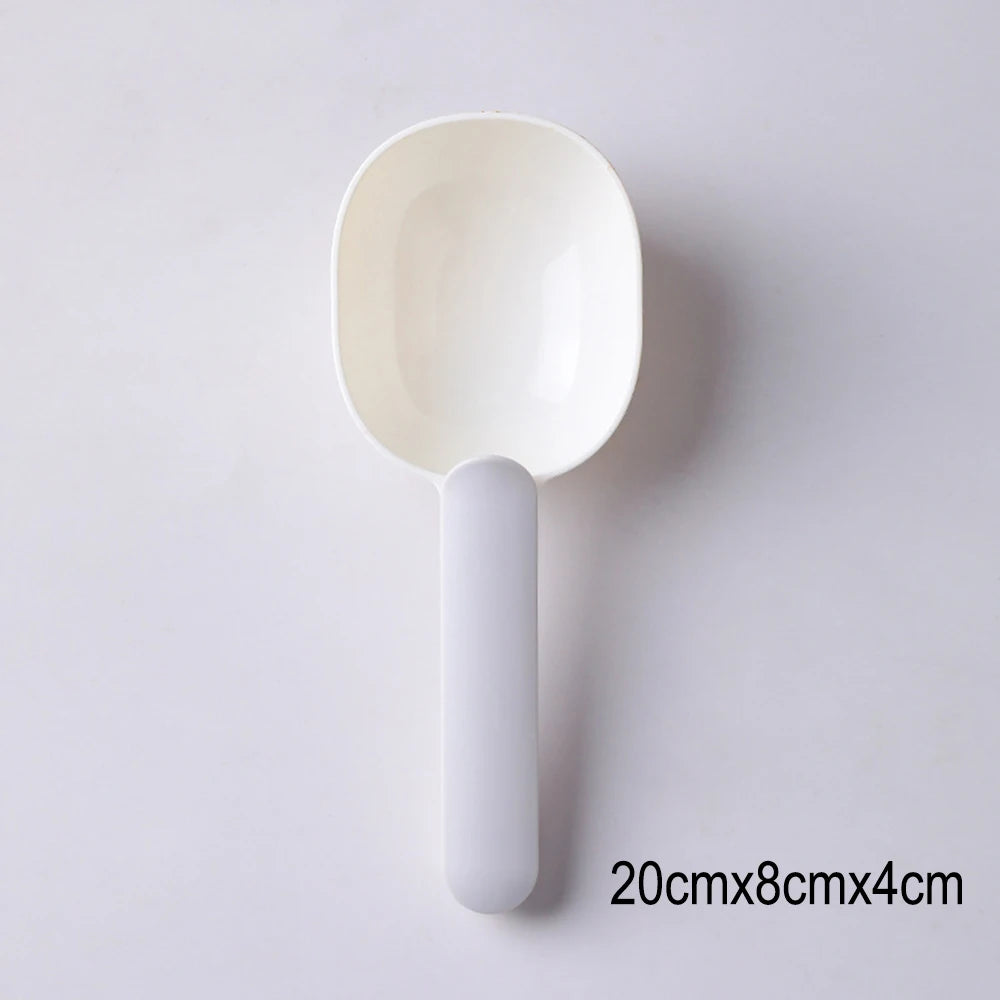 Pet Food Shovel with Sealing Bag Clip Spoon Multifunction