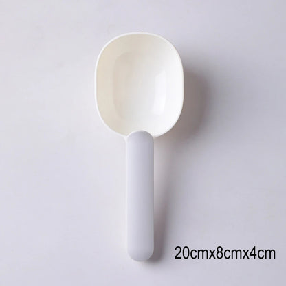 Pet Food Shovel with Sealing Bag Clip Spoon Multifunction