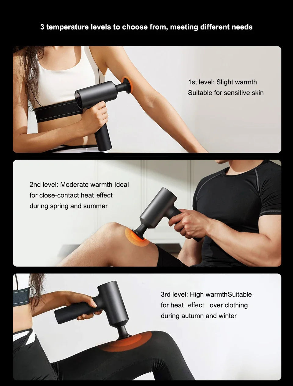 MIJIA Fascia Gun 2 Dual Mode 3 Gear Hot Pack Strong Power