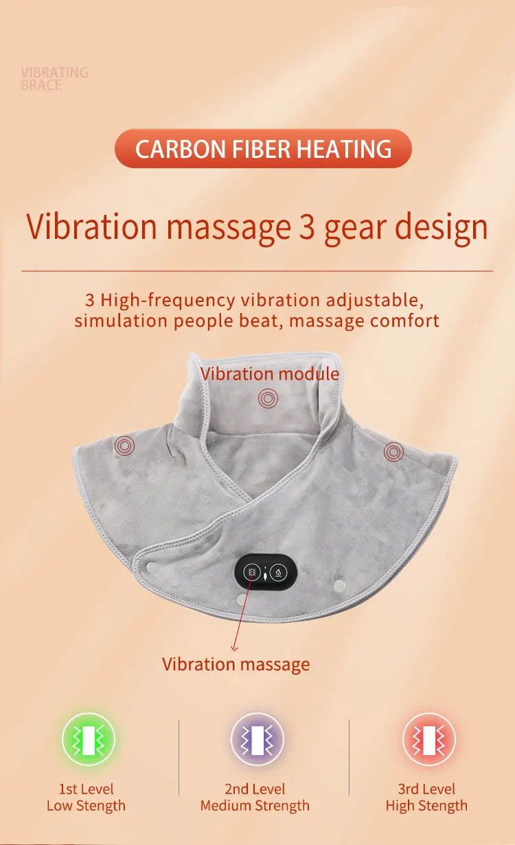 Electric Heating shoulder Neck Pad Massager