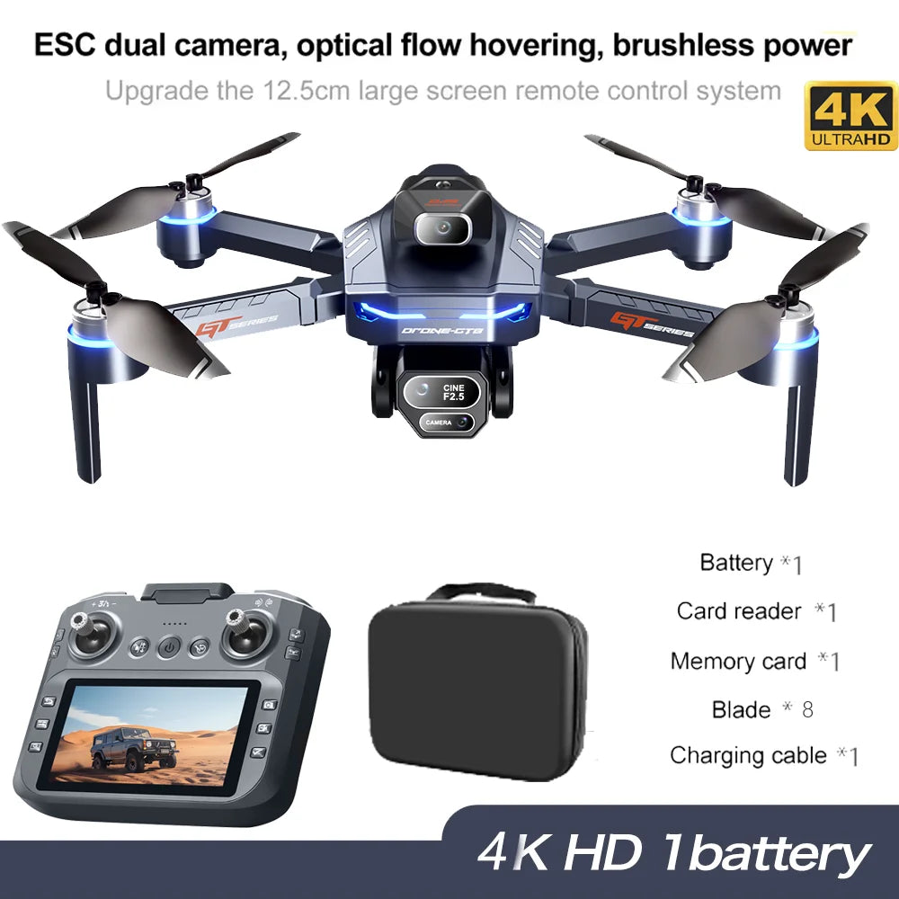 New GT8 Drone GPS 8K Professional HD 360° Dual Cameras