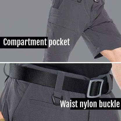 Summer Outdoor Tactical Cargo Shorts for Men - Waterproof