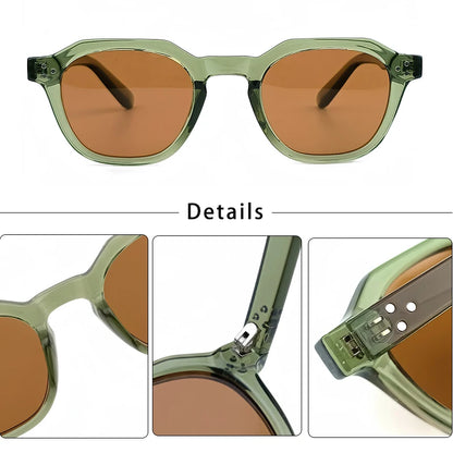 Caterside New Retro Polarized Men Sunglasses Square