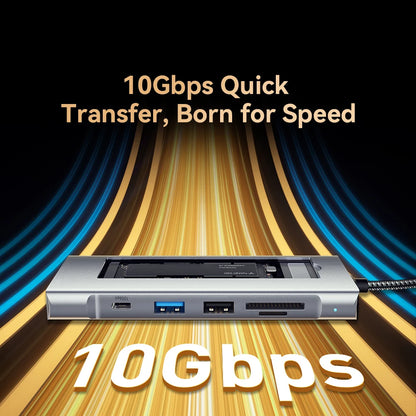 8-IN-1 USB HUB With Disk Storage