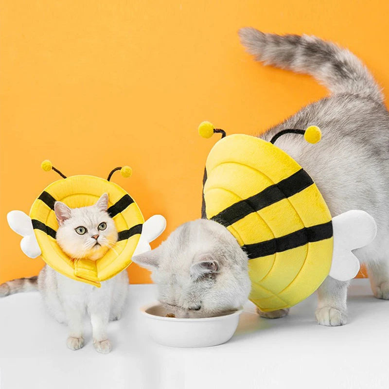 Soft Elizabeth Recovery Collar for Cats Dogs - Anti-Lick Bite Protection Cone