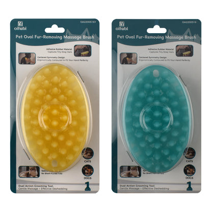 Pet Soft Rubber Brush for Short Hair Dogs Cats Shower