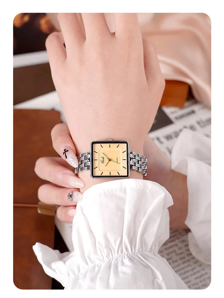 Men Watch Business Simple Square Couple Watches Waterproof