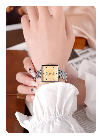 Men Watch Business Simple Square Couple Watches Waterproof