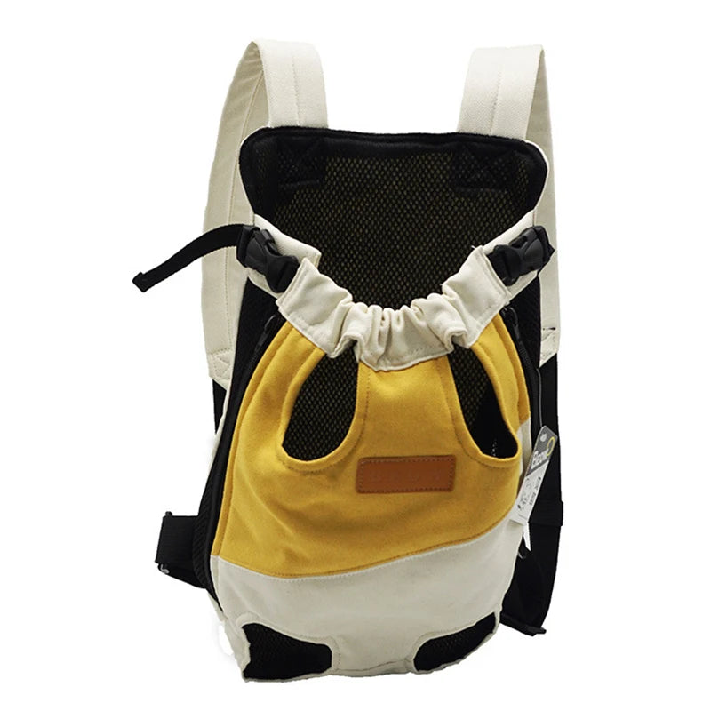 Mesh Pet Dog Carrier Adjustable Backpack Breathable Outdoor