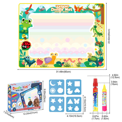 Magic Water Drawing Mat Coloring Doodle Mat