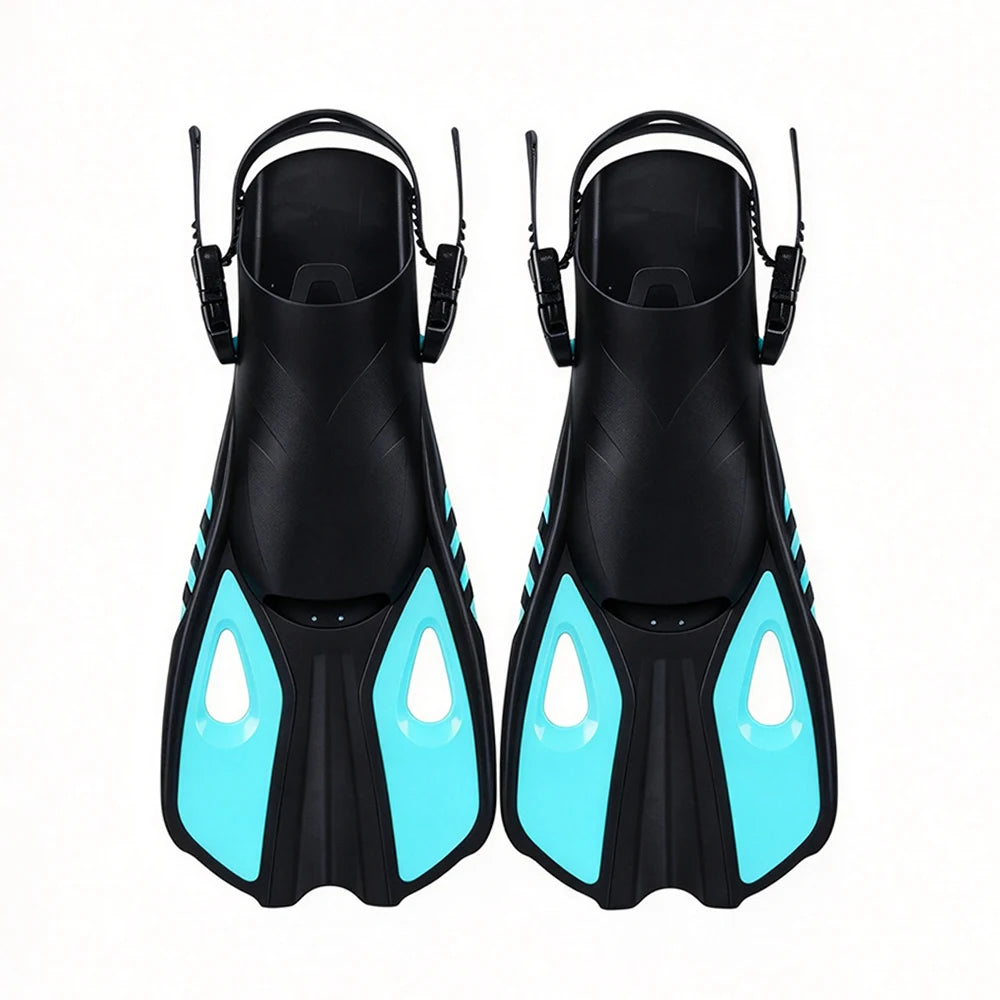 Snorkel Fins Swim Flippers Short Diving Frog Shoes Duck Webs