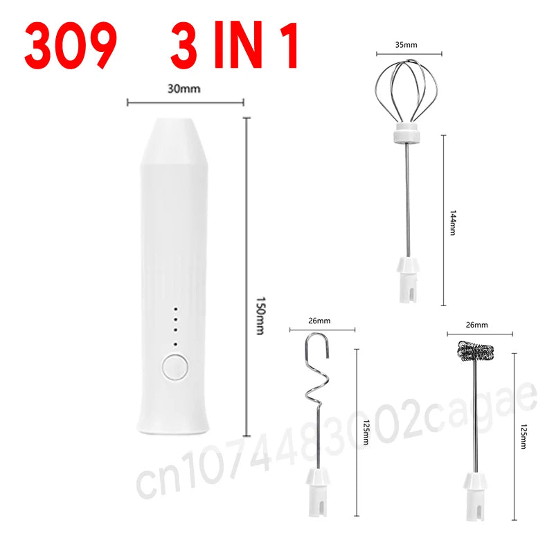 UPGRADED Electric Coffee Frother/MILK Whisk+Egg Beater