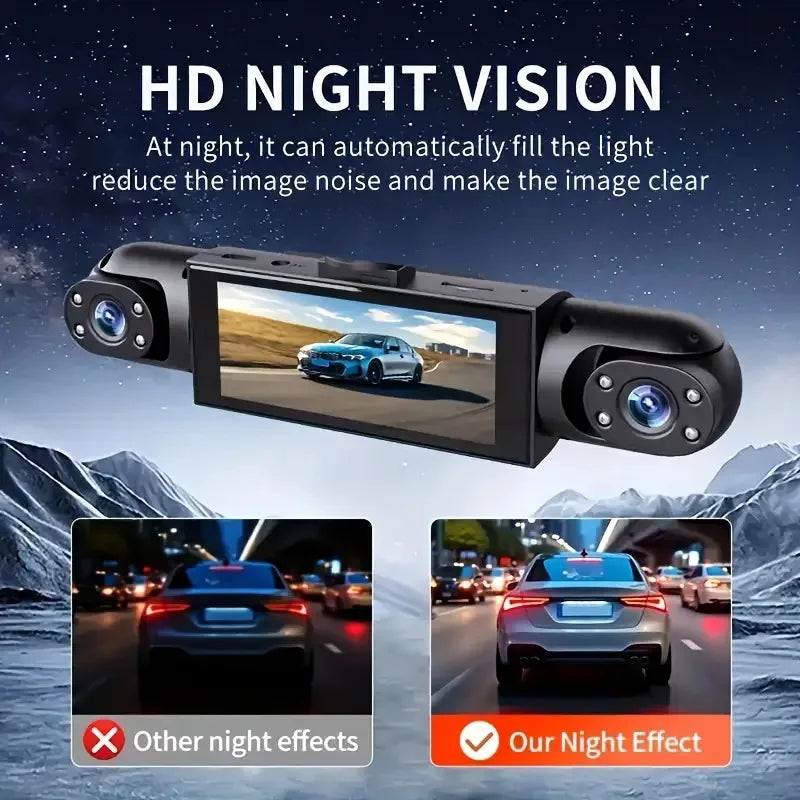 4 Channel Dash Cam 360° Car Video Recorder Black Box