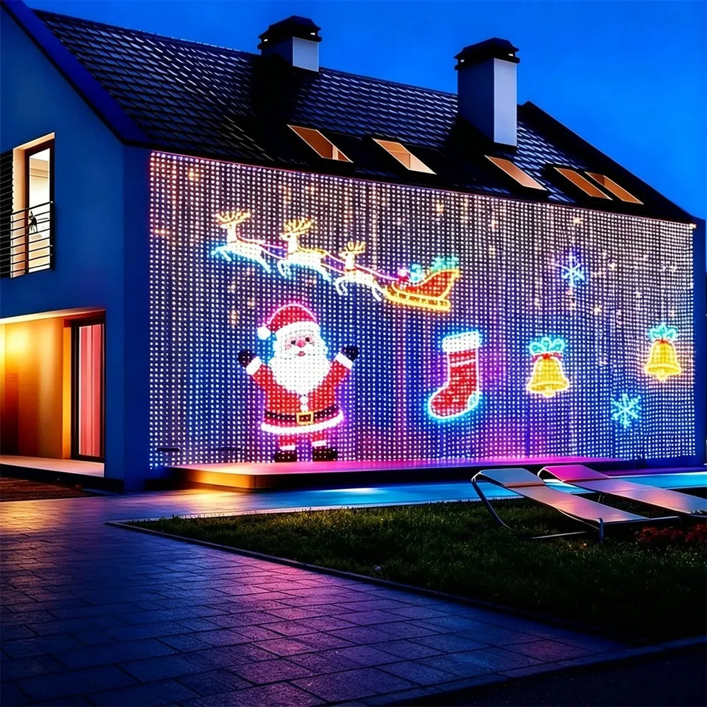 Christmas Decorations Lights Outdoor LED Curtain Fairy Lamp