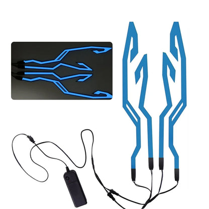 Waterproof LED Cold Light 4-in-1 Helmet Strip